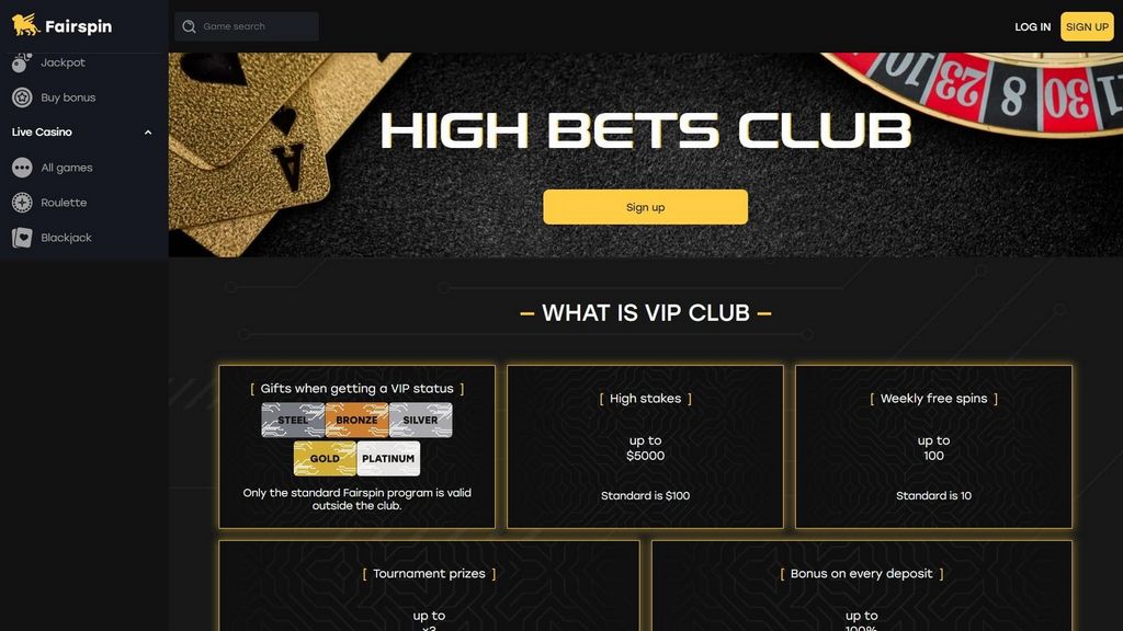 Fairspin Casino Review 2026